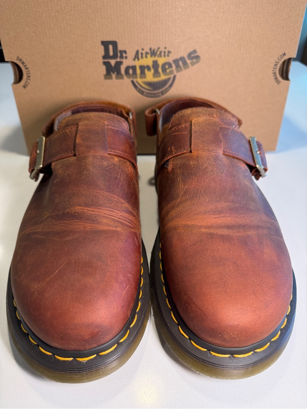 DR MARTENS - Jorge II in Warm Tan Menβs Size 12 Slip-On - Picture 4 of 16